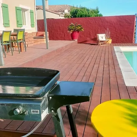 Maison Avec Vue Sur La Et Avec Piscine A * Fitou