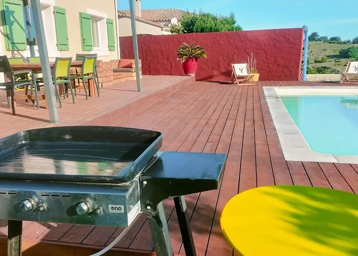 Maison Avec Vue Sur La Et Avec Piscine A * Fitou